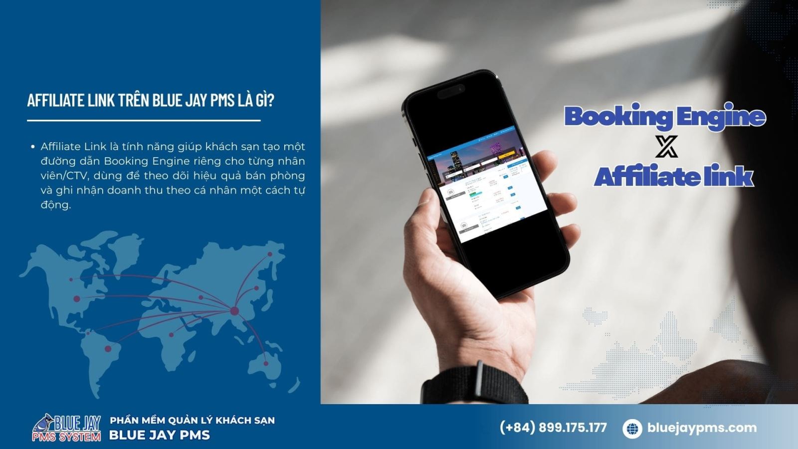 Affiliate Link trên Blue Jay PMS là gì? cập nhật tính năng affiliate link