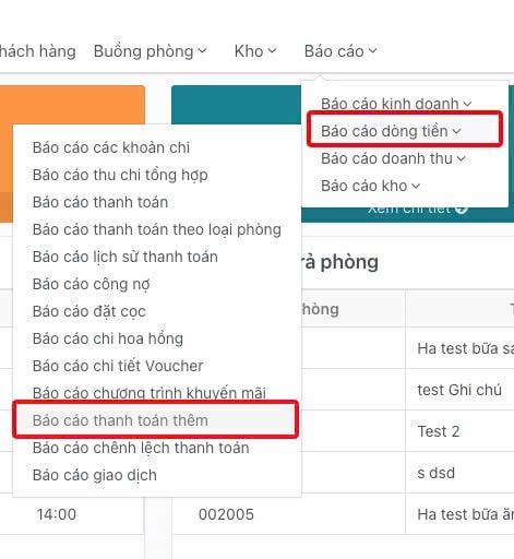 Cách xem báo cáo extra payment Extra Payment là gì