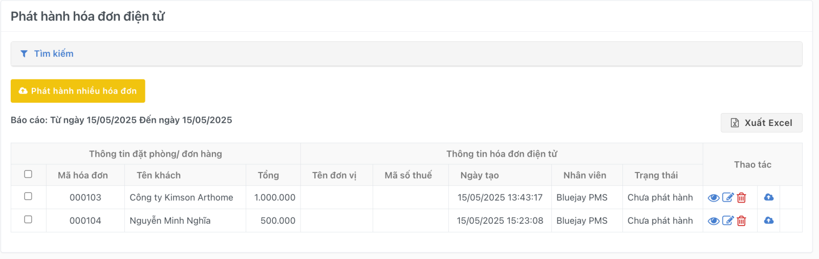 Phát hành hoá đơn điện tử Phát hành hoá đơn điện tử